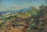 Ludwig Ferdinand Neuhoff, CAPRI, olej, tektura