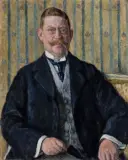 Józef Pankiewicz, PORTRET MĘSKI, 1912, olej, płótno