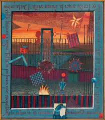 Zbigniew Makowski, LA NUVOLA (CHMURA), 1972, akryl, płótno