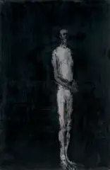Jacek Sienicki, CZŁOWIEK, 1990, olej, płótno