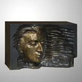 Andrzej Renes, FRYDERYK CHOPIN, 2000, brąz patynowany