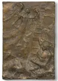 Drabina Jakubowa by Kazimierz Gustaw Zemła, brąz, sold Dec 2023