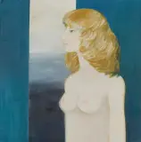 AKT by Krzesława Maliszewska-Mazurkiewicz, 1979, olej, płótno, sold Oct 2023