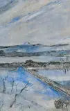 Stanisław Wyspiański, WIDOK NA KOPIEC KOŚCIUSZKI, 1904, pastel, papier