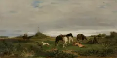 POPAS by Ludwik Gędłek, olej, płótno, sold Oct 2023