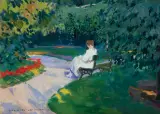 Bronisława Rychter-Janowska, W PARKU