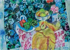 Juliusz Joniak, PAPRYKA I PIGWY, 2005, olej, płótno
