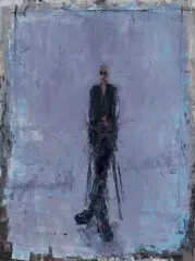 Jacek Sienicki, CZŁOWIEK, 1990, olej, płótno