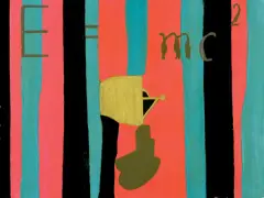 Andrzej Partum, E = mc2, 1987, olej, płyta pilśniowa