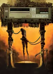 Ryszard Rosiński, STEREOMANIA, 1984, olej, płótno