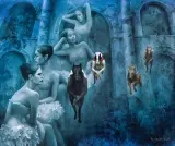 Mariola Jaśko, THE RACE III, 2021, olej, płótno