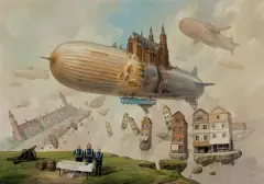 PIERWSZY ODLOT. 1913 by Jarosław Jaśnikowski, 2013, olej, płótno, offered Sep 2023