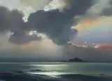 Marian Michalik, CHMURY, 1995, pastel, papier