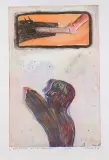 Jacek Sroka, PAINTING WITH FOUNDER, 1988, akwaforta, akwatinta barwna, papier