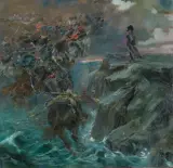Jerzy Kossak, WIZJA NAPOLEONA NA WYSPIE ŚW. HELENY