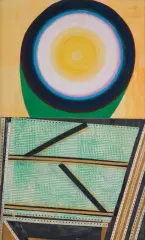 Bronisław Kierzkowski, FAKTURA NR 9/78,, akryl, kolaż, papier, płyta