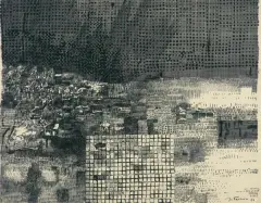 Jan Tarasin, BEZ TYTUŁU, 1968, tusz pióro, pędzel, papier kremowy