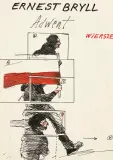 Andrzej Wajda, ILUSTRACJE DO WIERSZY ERNESTA BRYLLA, 1986, kolaż, tusz, flamaster, papier