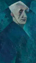 Jerzy Mierzejewski, AUTOPORTRET, olej, płótno