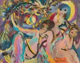 Ludwig Klimek, STARLETTES, olej, tektura