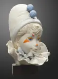 Cybis Porcelain Art Studio, GŁOWA MAŁEGO CLOWNA, biskwit polichromowany