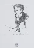 Andrzej Wajda, PORTRET TADEUSZA KANTORA, 1981, druk, papier