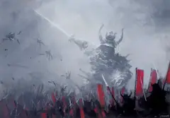 SAMURAJ by Jakub Różalski, 2018, druk cyfrowy, papier, offered May 2023