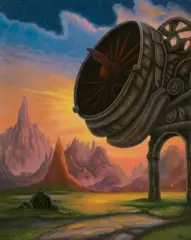 A GIANT BROKEN MACHINE by Łukasz Prządka, 2023, olej, płótno, offered May 2023