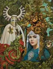 Igor Volosnikov, MELISENDA, 2022, olej, płótno