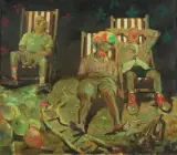 Eduard Potapenkov, HAPPY TIME, 2021, olej, płótno