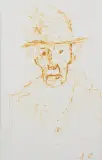 Józef Czapski, PORTRET STAREJ KOBIETY W KAPELUSZU