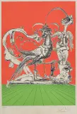 Z TEKI „ZABAWNE SNY PANTAGRUELA” by Salvador Dalí, 1973, litografia barwna, papier, offered Apr 2023