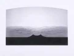 Anna Jelonek-Socha, CZARNA FALA, 1997, litografia, papier