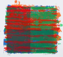 BEZ TYTUŁU by Leon Tarasewicz, 2002, serigrafia barwna, papier, sold Apr 2023
