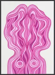 Jan Lenica, LULU, serigrafia barwna, papier kremowy