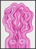 Jan Lenica, LULU, serigrafia barwna, papier kremowy