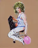 BEZ TYTUŁU by Agnieszka Sandomierz, 2007, olej, płótno, offered Mar 2023