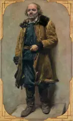 Antoni Szulczyński, PORTRET MĘŻCZYZNY, lata 90. XIX w., olej, płótno