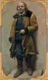 Antoni Szulczyński, PORTRET MĘŻCZYZNY, lata 90. XIX w., olej, płótno