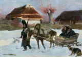 Wojciech Kossak, GRENADIERZY W ODWROCIE SPOD MOSKWY