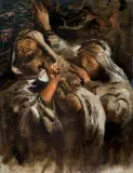 Jacek Malczewski, STUDIUM DO OBRAZU "POCAŁUNEK JUDASZA"