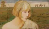 W DRODZE by Vlastimil Hofman, 1926, olej, tektura, sold Mar 2023