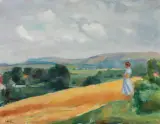 Wojciech Weiss, PEJZAŻ LETNI, olej, płótno