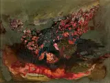 Zdzisław Salaburski, BEZ TYTUŁU, 1976, olej, płótno