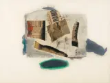 Tadeusz Kantor, BEZ TYTUŁU, 1966, collage, karton naklejony na płótno