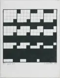 Ryszard Winiarski, 16-TH GAME 4 x 4, 1999, akryl, ołówek, płótno