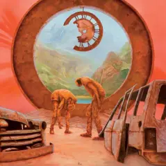 PO DRUGIEJ STRONIE by Łukasz Prządka, 2022, olej, płótno, sold Feb 2023