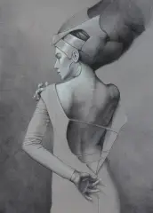 Marcin Tomaszewski, FLIRT, 2018, ołówek, gwasz, papier