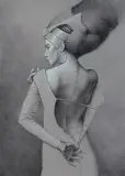 Marcin Tomaszewski, FLIRT, 2018, ołówek, gwasz, papier