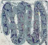 Paweł Susid, WĄŻ, 1980, litografia barwna, papier